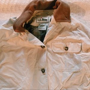 EUC L.L. Bean beige coat small